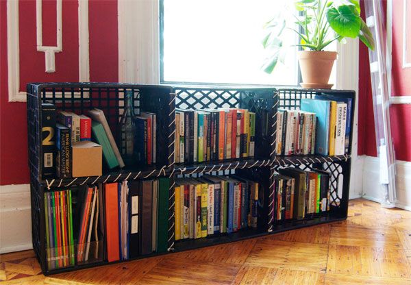 Diy Crate Library Idea
