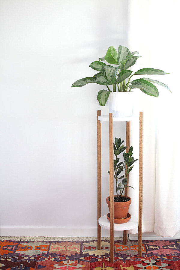 Diy Two Tiered Plant Stand