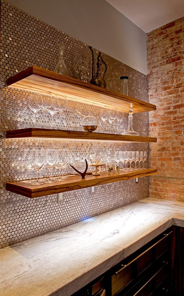Smart Use Of Lighting To Highlight Architectural Features Penny Tiles