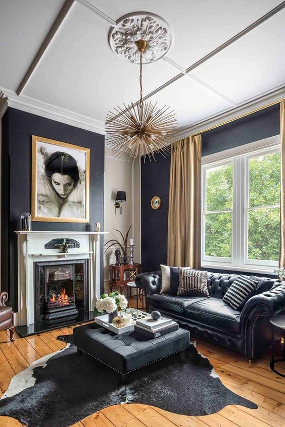 Art Deco Inspired Living Room