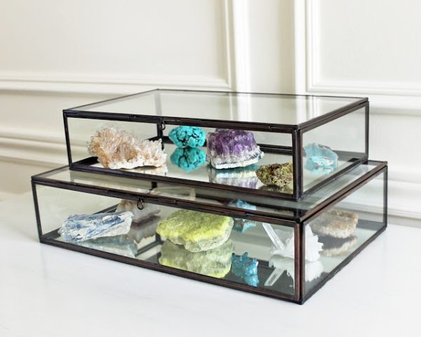 Beautiful Rock Collection Display