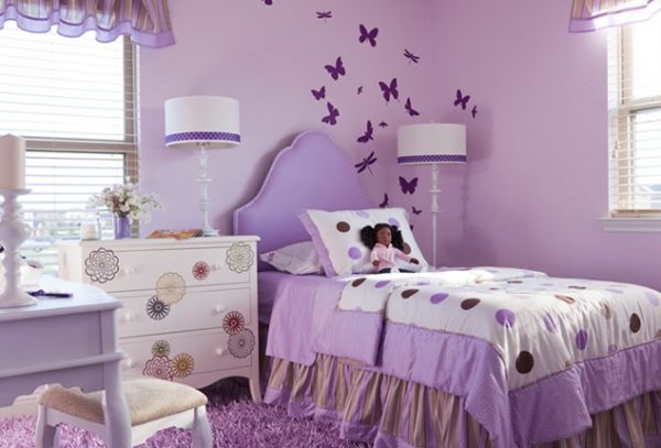 Butterfly Stickers Purple Wall Decor