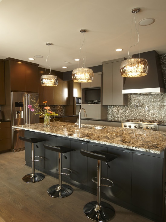 Contemporary Kitchen With Granite Countertop