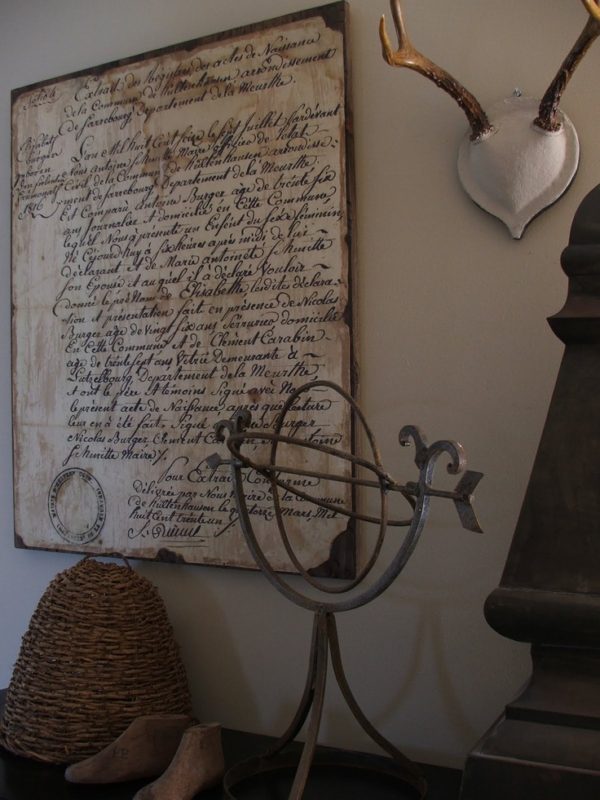 old letter quote wall art