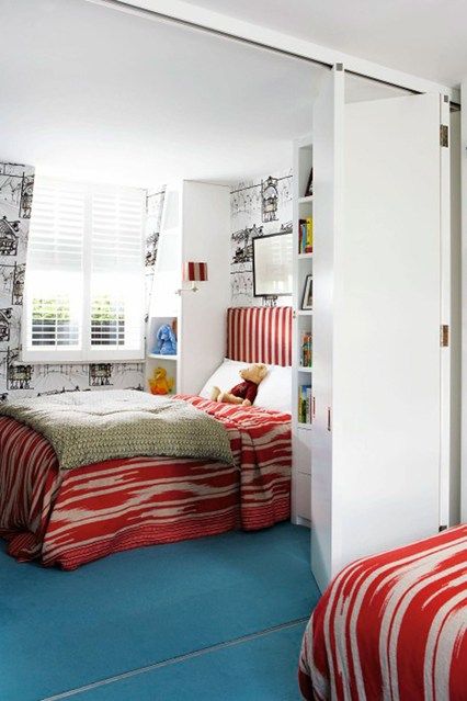 Room Divider Idea For Shared Bedroom