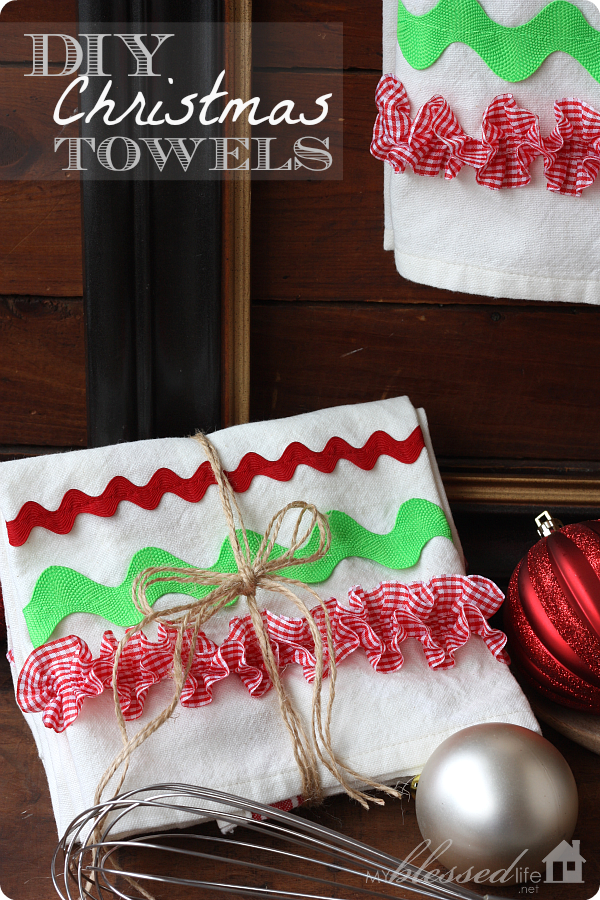 Diy Christmas Towels Gift Idea