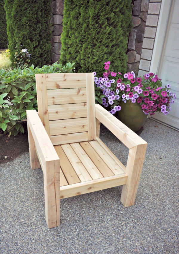 Wooden Diy Outdoor Chair