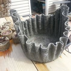 Easy Cement Planter How To